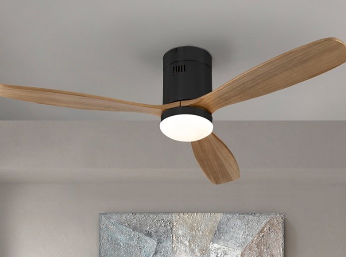 Beadle Crome Interiors Ventola Ceiling Fan Light