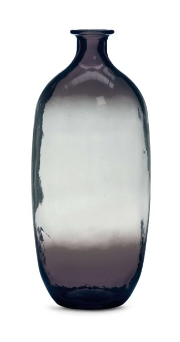 Calligaris Large Shade Vase In Transparent Smoke Grey