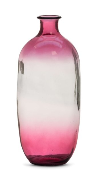 Calligaris Large Shade Vase In Transparent Pink