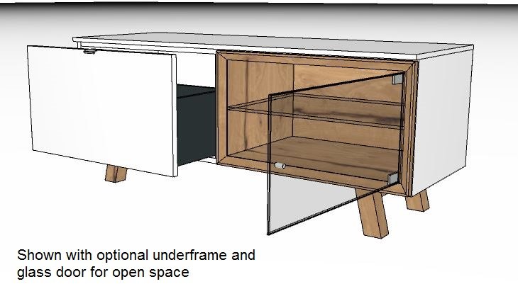 Venjakob Andiamo Home H110/H160 TV Lowboard 120cm - Beadle Crome