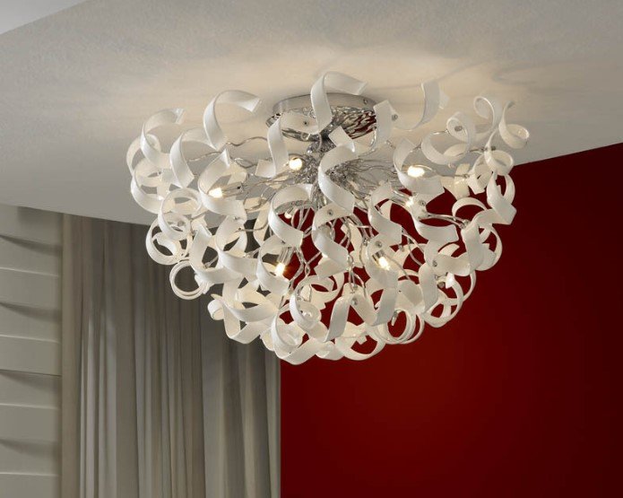 Beadle Crome Interiors Frise Flush Ceiling Light