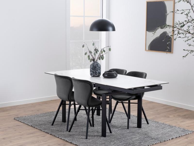 Beadle Crome Interiors Special Offers Metro Extending Dining Table White