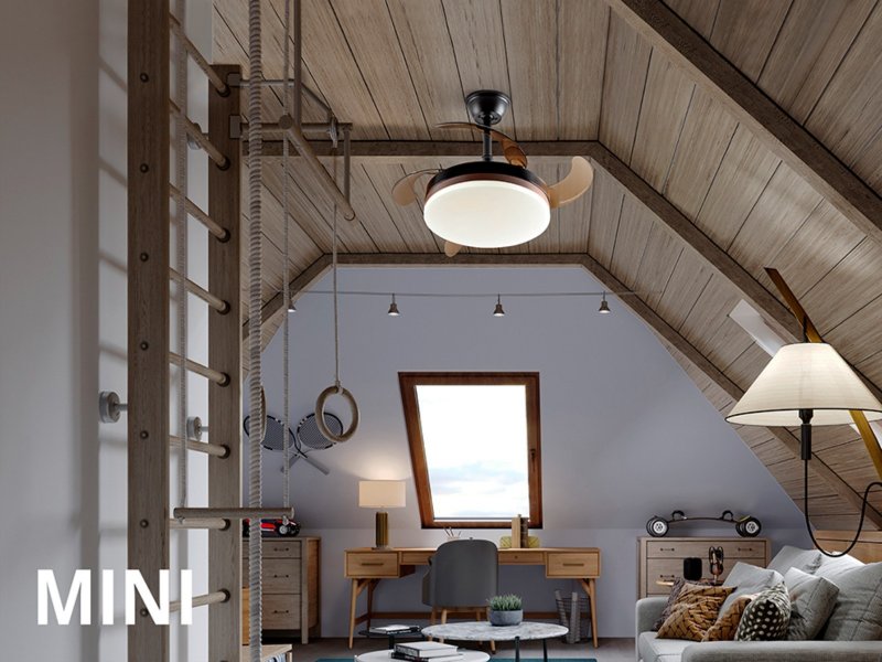 Beadle Crome Interiors Viktor Ceiling Fan Light Mini