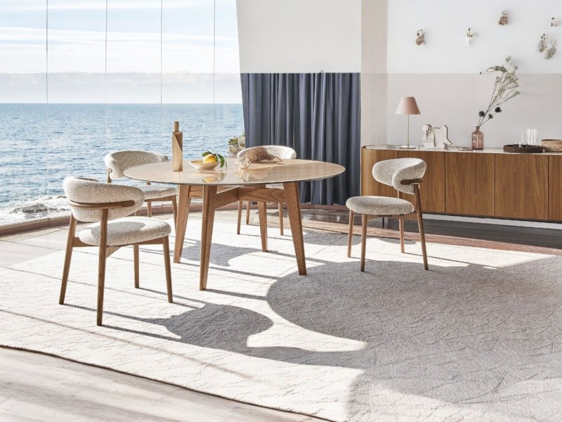 Calligaris Abrey Round Table MTO By Calligaris