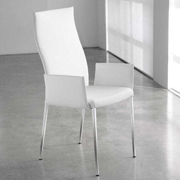 Cattelan Italia Anna High Back Chair With Arms By Cattelan Italia