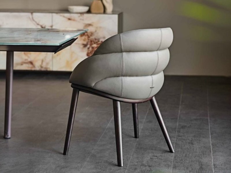 Cattelan Italia Camilla Chair With Wooden Legs By Cattelan Italia