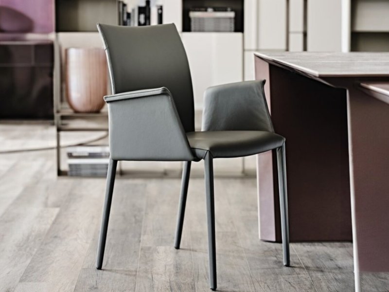 Cattelan Italia Norma Low Back With Arms Chair By Cattelan Italia