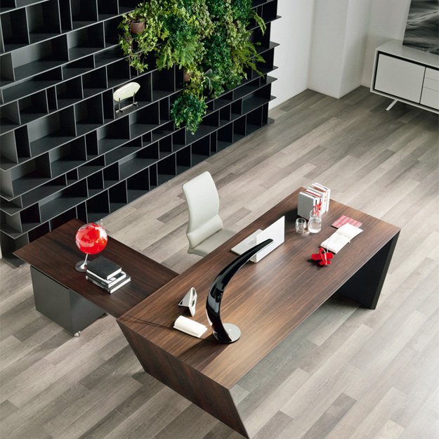 Cattelan Italia Vega Peninsula Desk By Cattelan Italia