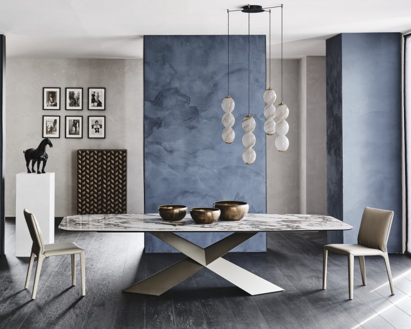 Cattelan Italia Tyron Keramik Fixed Dining Table By Cattelan Italia