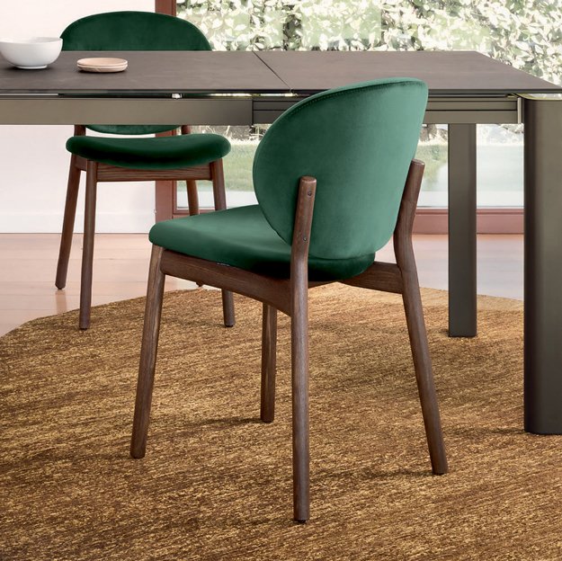 Calligaris Ines Chair With A Wooden Frame By Calligaris