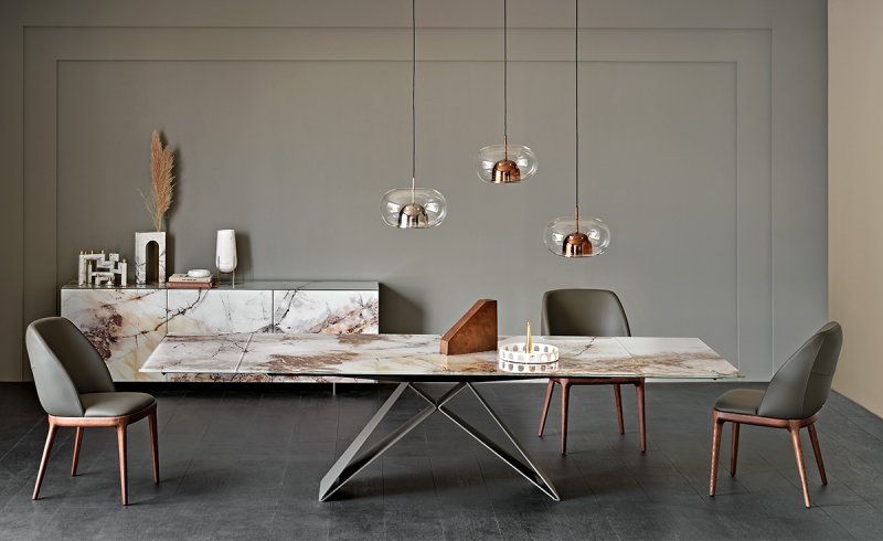 Cattelan Italia Premier Crystalart Drive Extending Table By Cattelan Italia