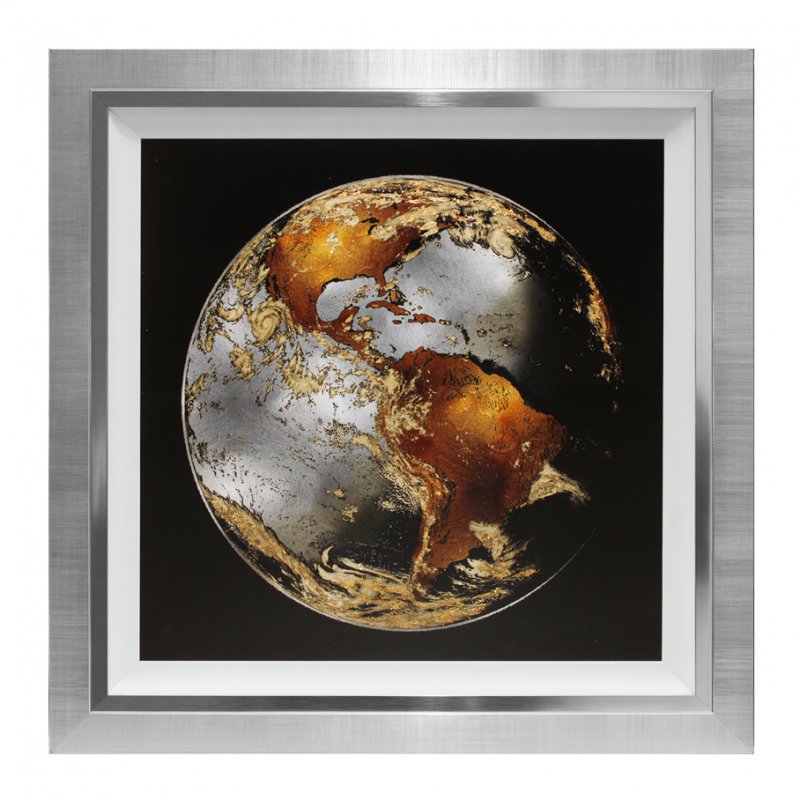 Beadle Crome Interiors World Turned Upside Down Wall Art