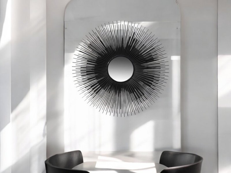 Black Spike Mirror