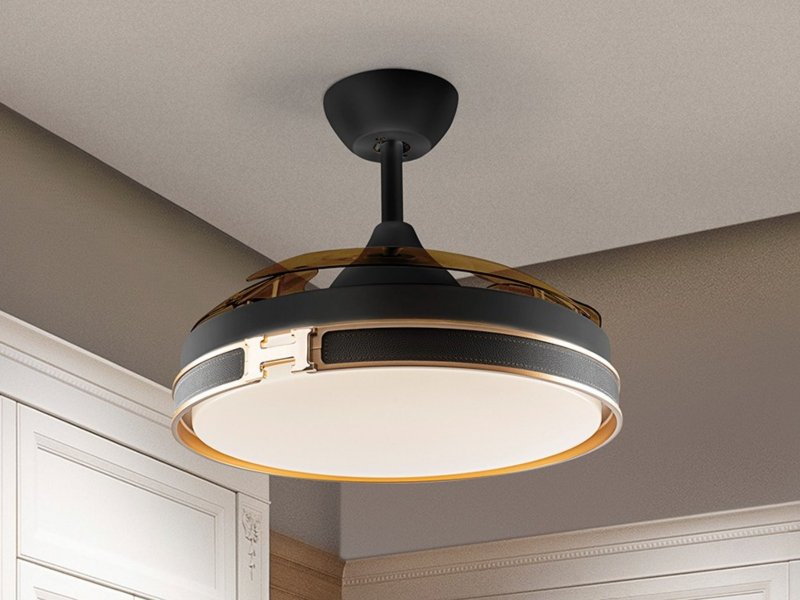 Beadle Crome Interiors Hunter Ceiling Fan Light