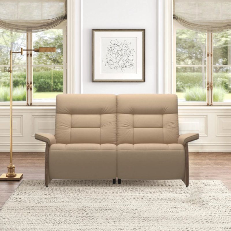 Stressless Stressless Mary 2 Seater Sofa With Wooden Arm