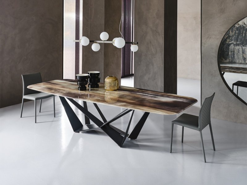 Cattelan Italia Skorpio Crystalart Table By Cattelan Italia