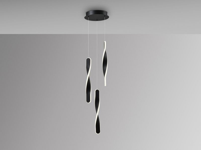 Beadle Crome Interiors Troy 3 Pendant Ceiling Light