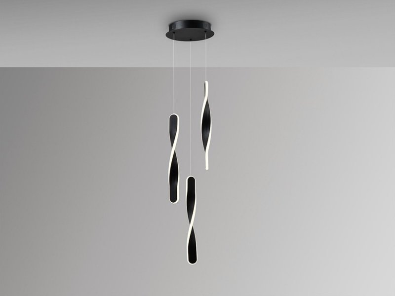 Beadle Crome Interiors Troy 3 Pendant Ceiling Light