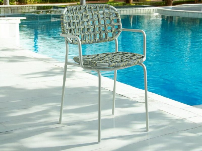 Connubia Yo! CB1991-E Outdoor Dining Chair With Arms By Connubia
