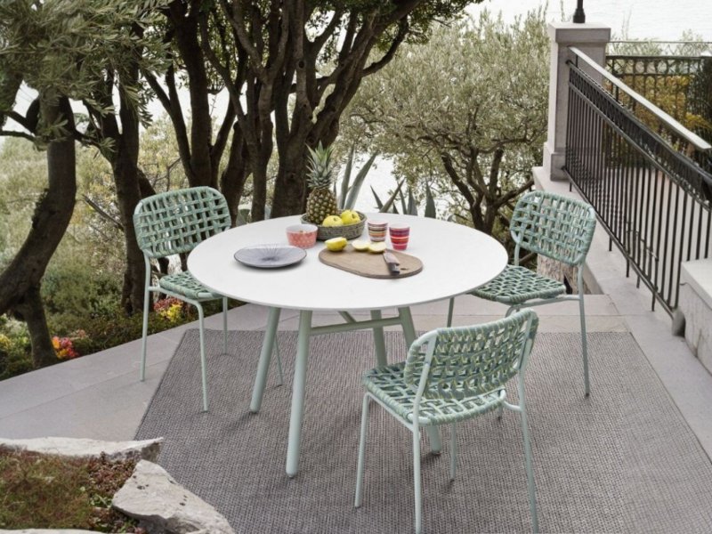 Connubia Yo! CB4812 FD 120 E Round Outdoor Table By Connubia