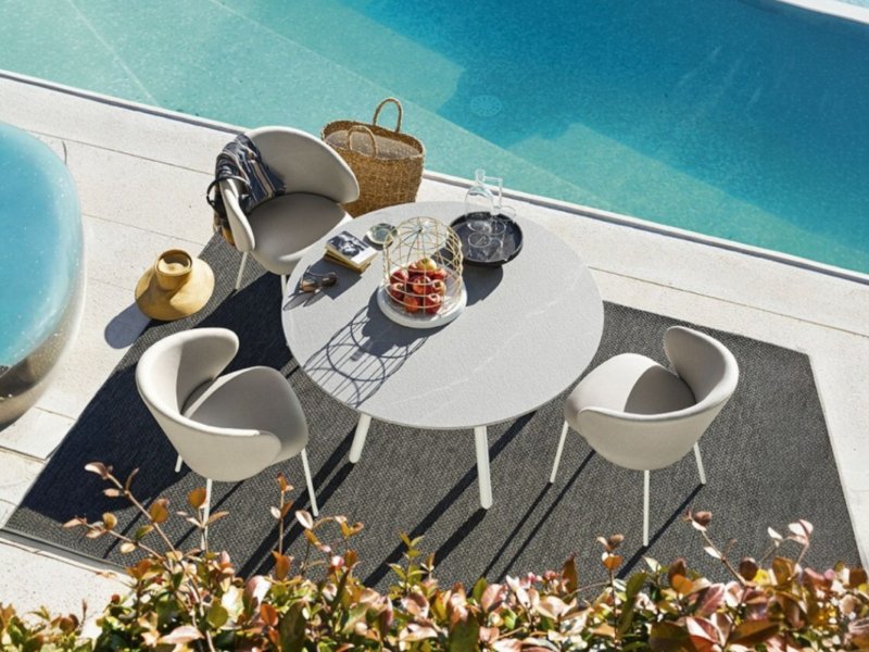 Connubia Yo! CB4812 FD 120 E Round Outdoor Table By Connubia