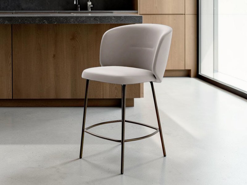Sweel Made To Order Bar Stool With Metal Legs By Calligaris