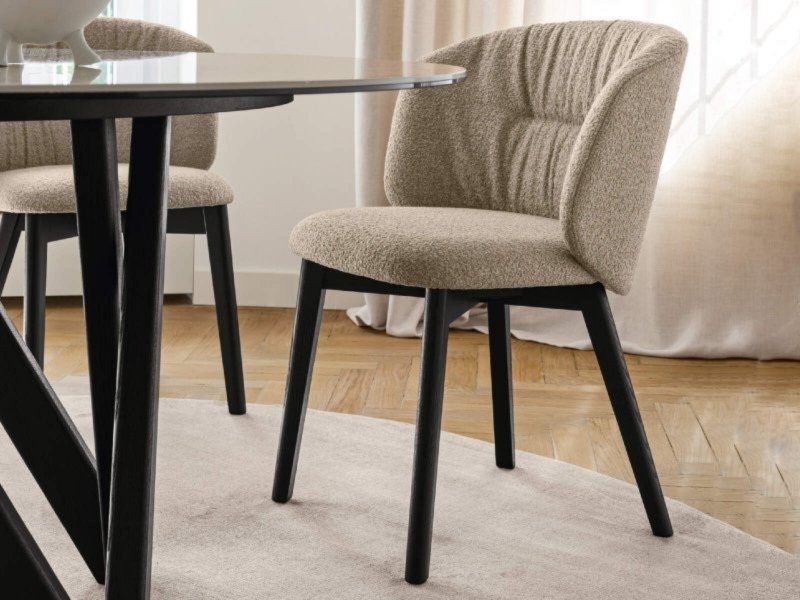 Calligaris Sweel Wooden Leg Chair By Calligaris