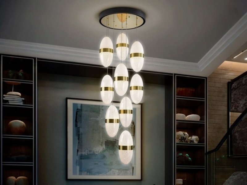 Beadle Crome Interiors Genesis 9 Lamp Ceiling Light