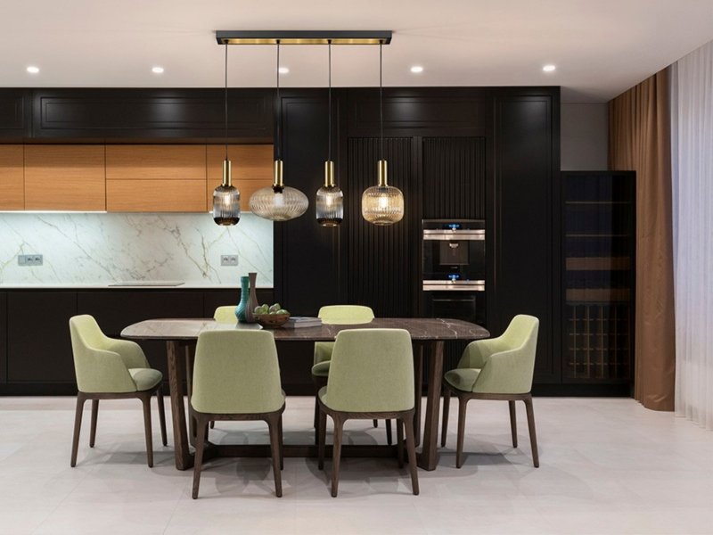 Beadle Crome Interiors Nyla 4 Lights In A Line Pendent