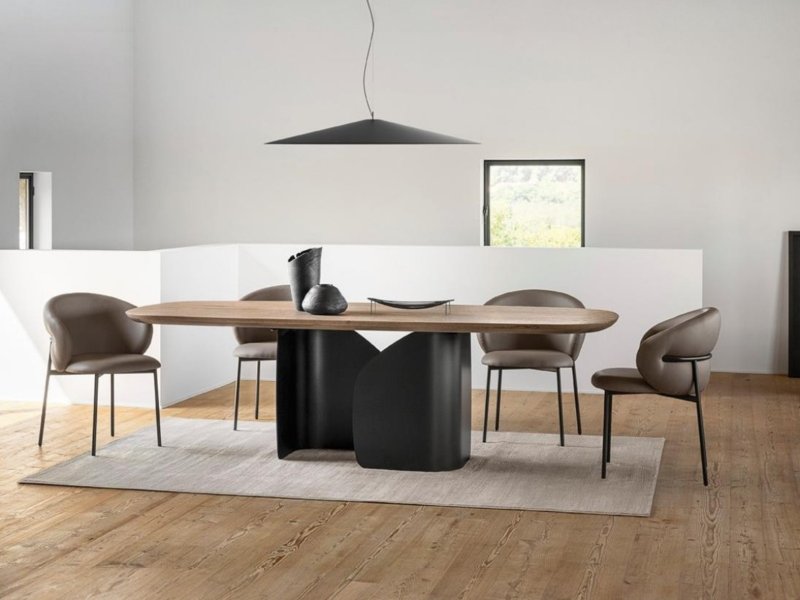 Calligaris Twins Non Extending Rectangular Table in Wood CS4153-FS 200 By Calligaris