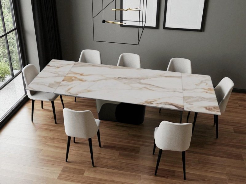 Calligaris Twins Large Extending Ceramic Table CS4153-R 200 By Calligaris