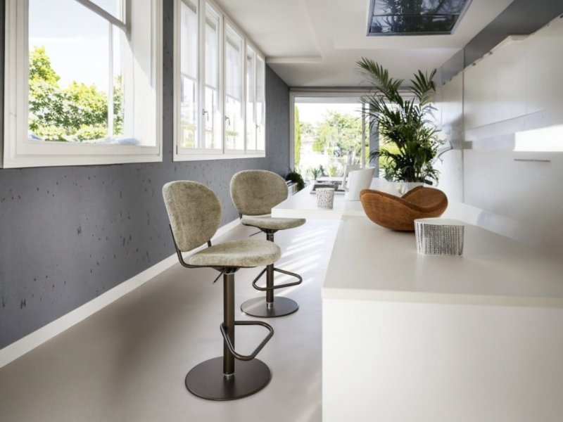 Calligaris Ines CS2228 Gas Lift Bar Stool By Calligaris