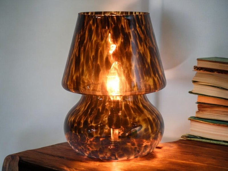 Beadle Crome Interiors Tortoise Mushroom Lamp