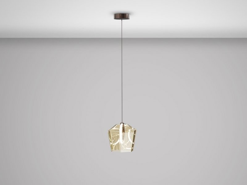 Beadle Crome Interiors Izabella Champagne Pendant Lamp