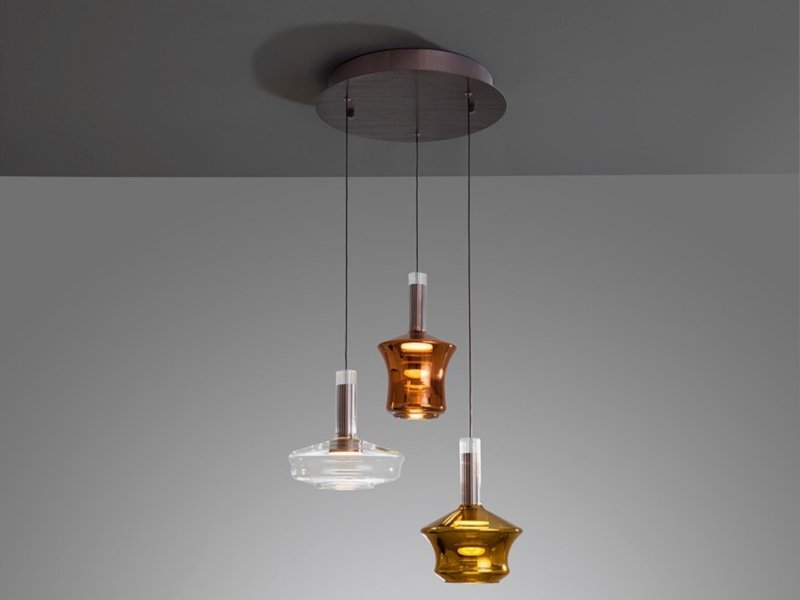 Beadle Crome Interiors Kross 3 Pendant Light