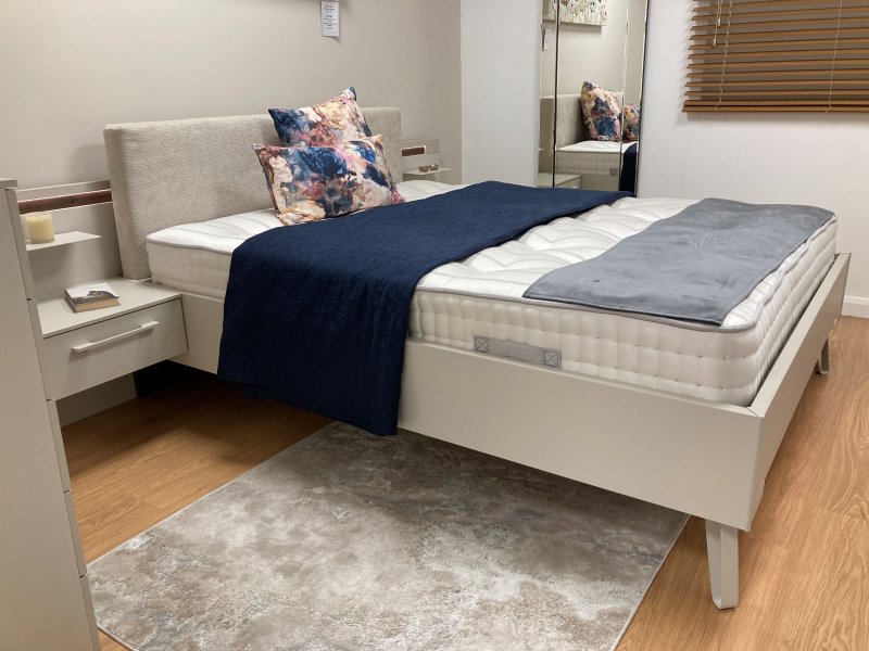 Beadle Crome Interiors Special Offers Aurora Bed, Bedsides with Panels and Lighting Clearance