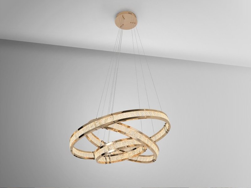 Beadle Crome Interiors Lennon 3 Ring Ceiling Light