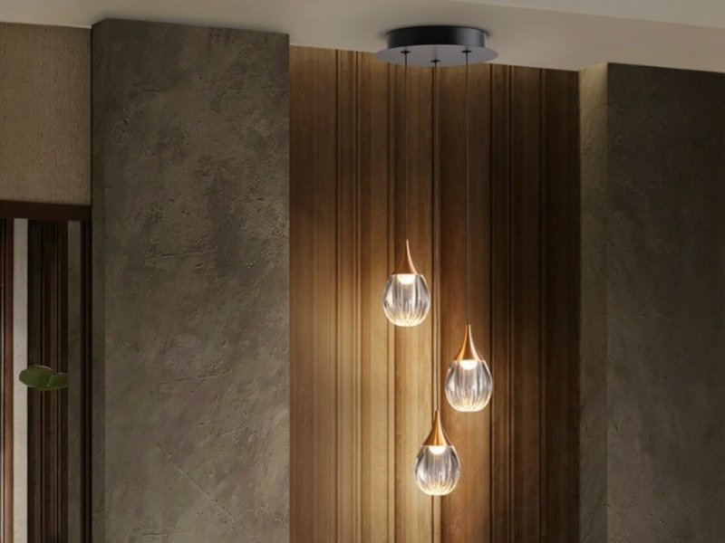 Beadle Crome Interiors Cain 3 Pendent Ceiling Light