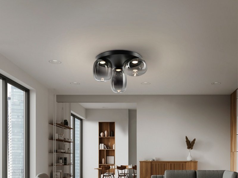 Beadle Crome Interiors Oakes Flush Ceiling Light
