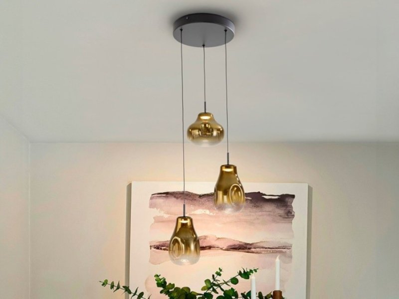 Beadle Crome Interiors Antonio 3 Pendent Light