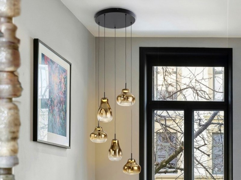 Beadle Crome Interiors Antonio 5 Pendent Light