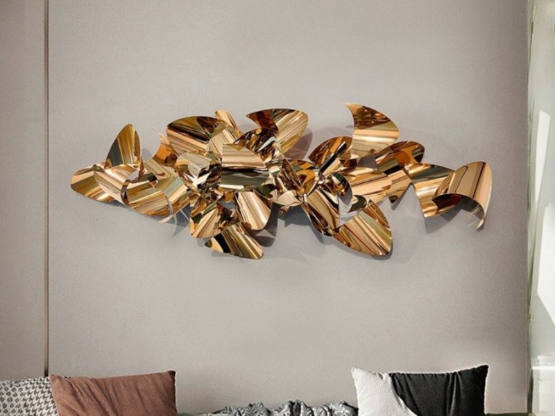 Beadle Crome Interiors Cruz Metal Bass Relieve