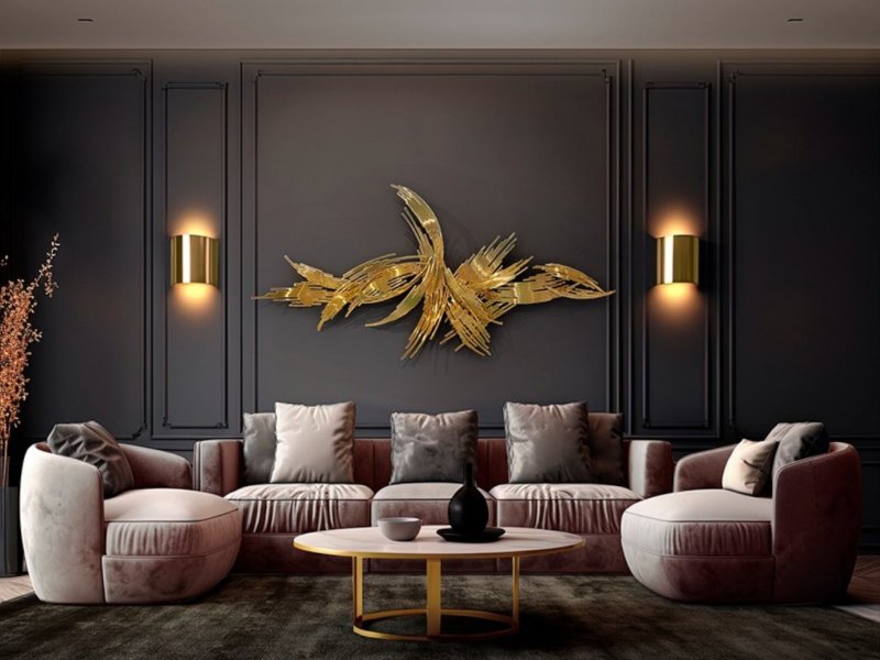 Beadle Crome Interiors Odyssia Metal Bass Relieve