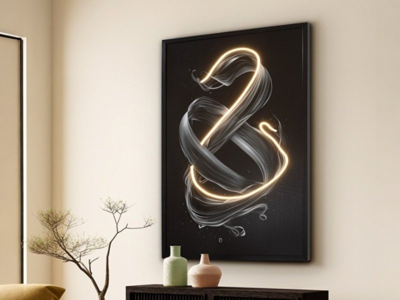 Beadle Crome Interiors Cole Wall Art With Light