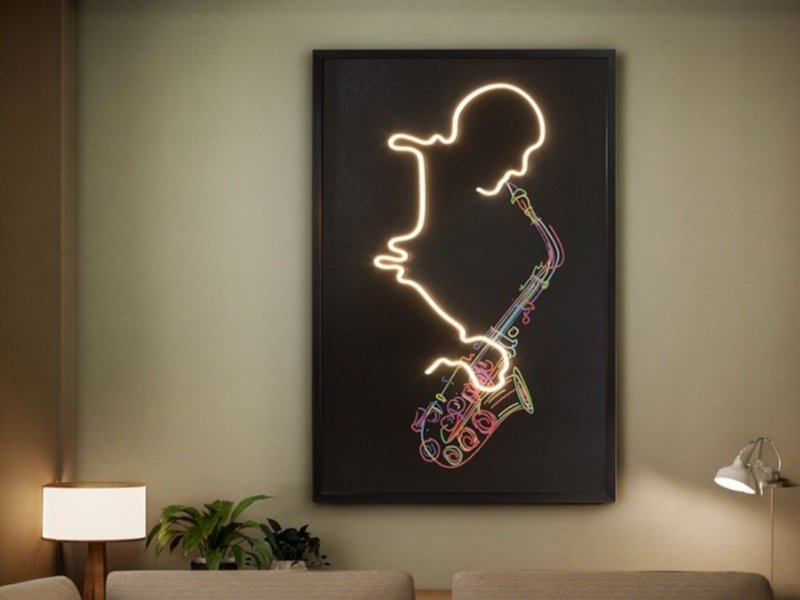 Beadle Crome Interiors Samuel Wall Art With Light