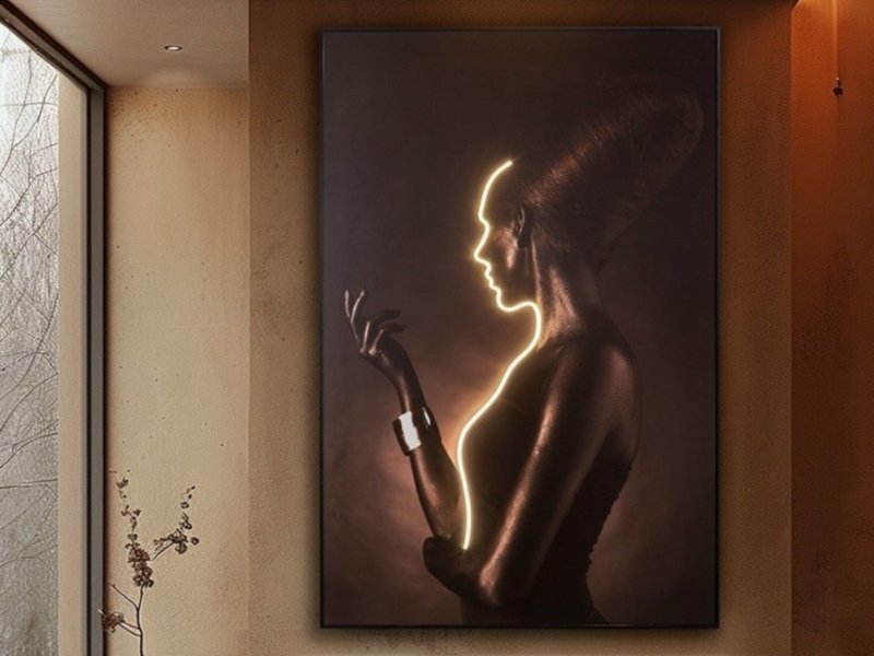 Beadle Crome Interiors Sutton Wall Art With Light