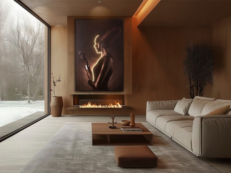 Beadle Crome Interiors Sutton Wall Art With Light