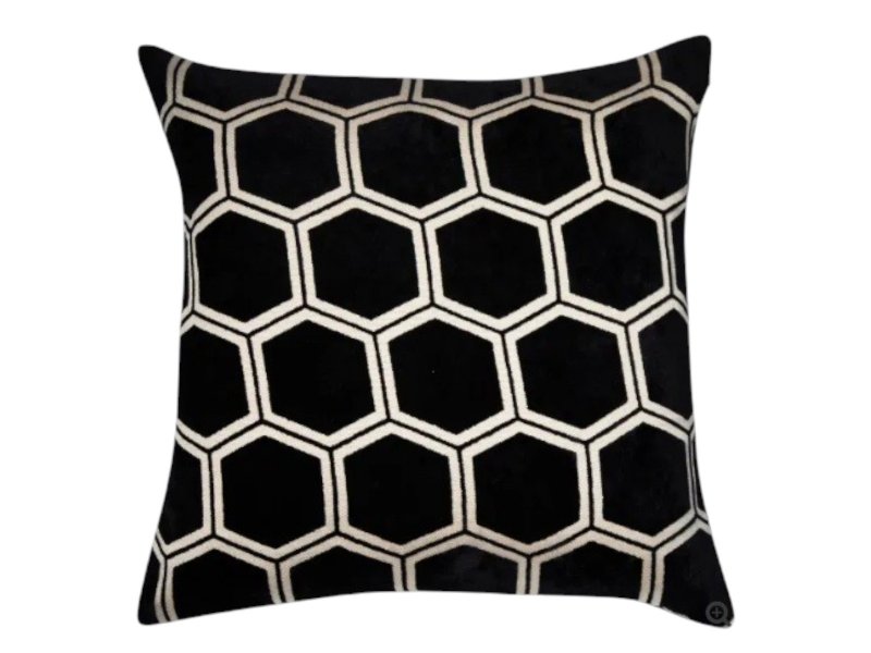 Beadle Crome Interiors Special Offers Large Ivor Black Cushion