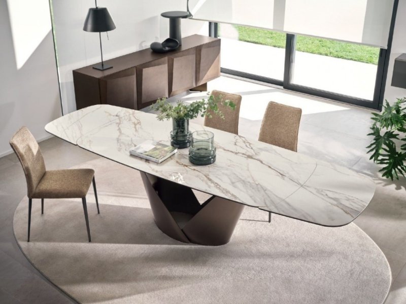 Calligaris Calla CS1459 Extending Dining Table 200cm x 100cm