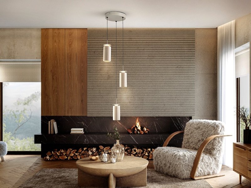 Beadle Crome Interiors Anika 3 Pendant Ceiling Light